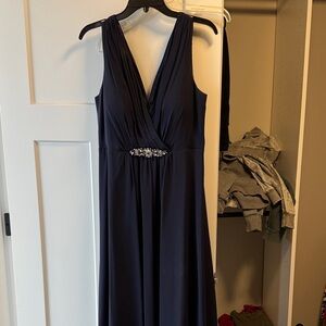 Eliza J Navy Blue Sleeveless Dress
